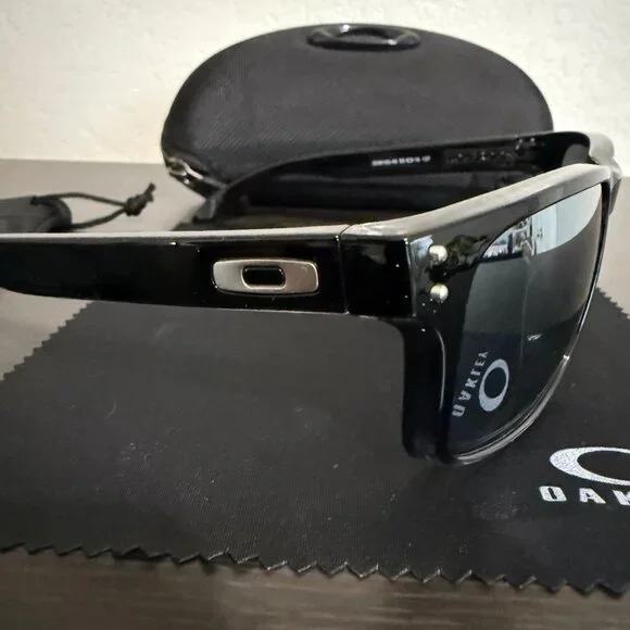 OO9102 Oakley Holbrook Dark Ink Fade Polished Frame Prizm Polarized Sunglasses - Picture 8 of 13